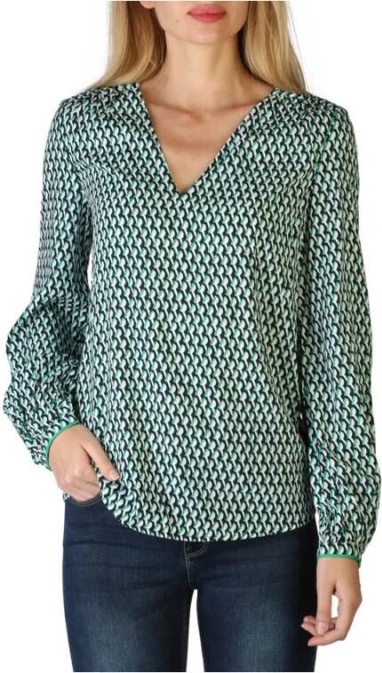 Tommy Hilfiger Longsleeve shirts Blauw Dames