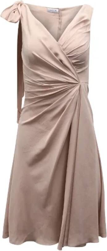 Valentino Vintage Pre owned Silk dresses , Roze, Dames