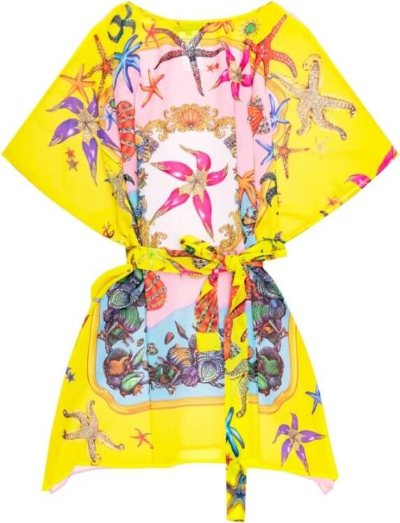 Versace strand jurk , Geel, Dames