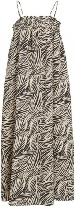 Vila Midi Jurkbeugels , Beige, Dames