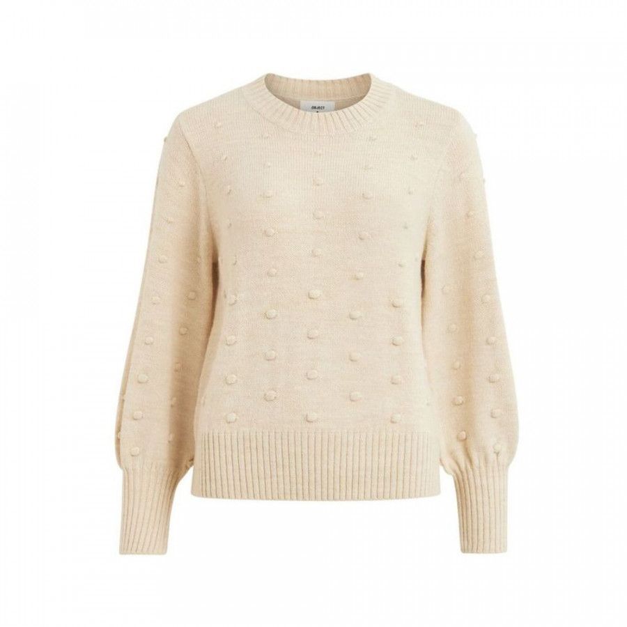 VILA gebreide trui VIOLIVINJA beige