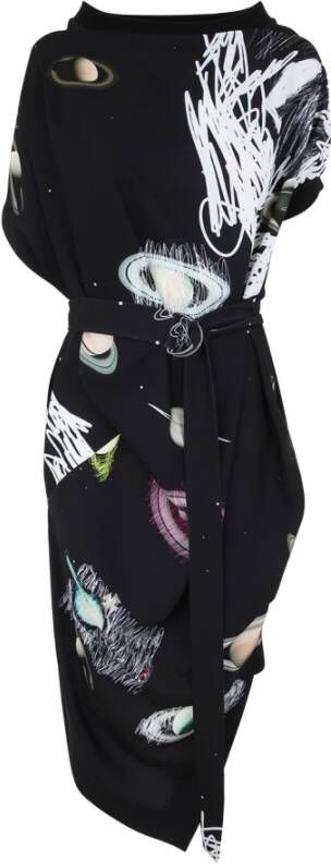 Vivienne Westwood Dag Midi jurk , Zwart, Dames