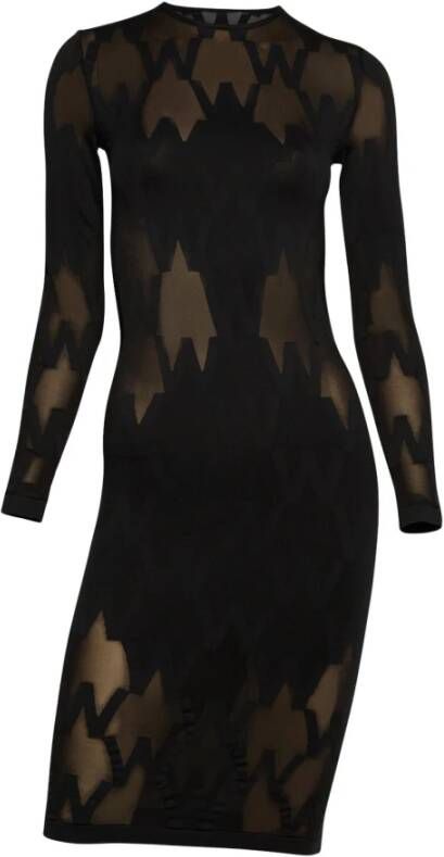 Wolford Midi Dresses , Zwart, Dames
