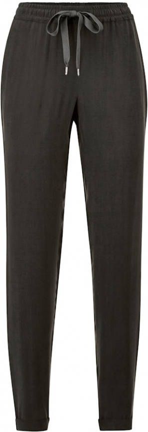 alba moda Broek in trendy jogpantmodel Kaki