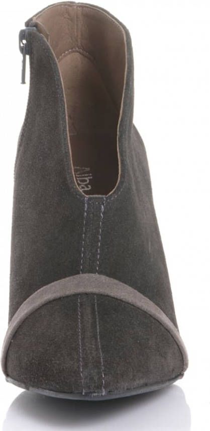 alba moda Enkellaarsje in puntig model Antraciet