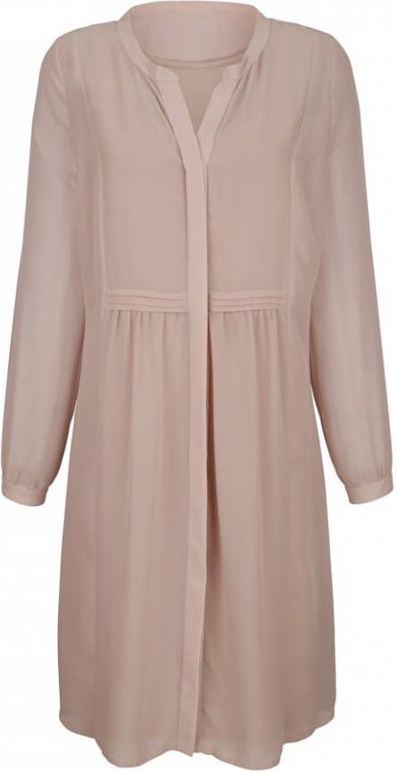 alba moda Jurk in laagjeslook Taupe