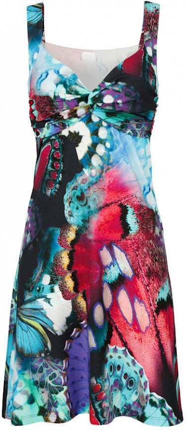 alba moda Jurk in wikkellook Multicolor