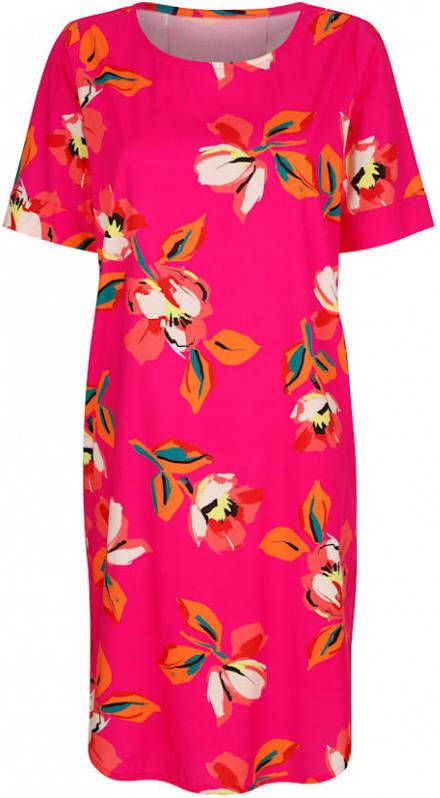 alba moda Jurk met bloemendessin Pink