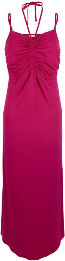 alba moda Jurk met modieuze tunnelzoom aan de bovenkant Bordeaux