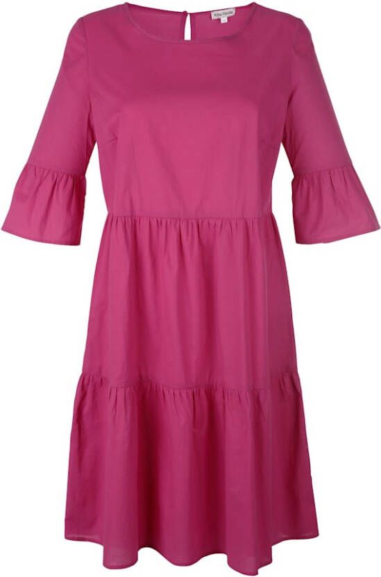 alba moda Jurk met modieuze volants Paars