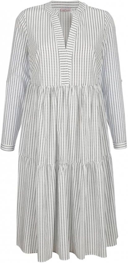 alba moda Jurk met print allover Wit/Marine