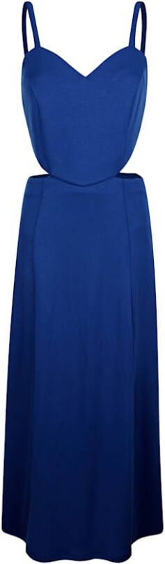 alba moda Jurk met trendy cut outs Royal blue