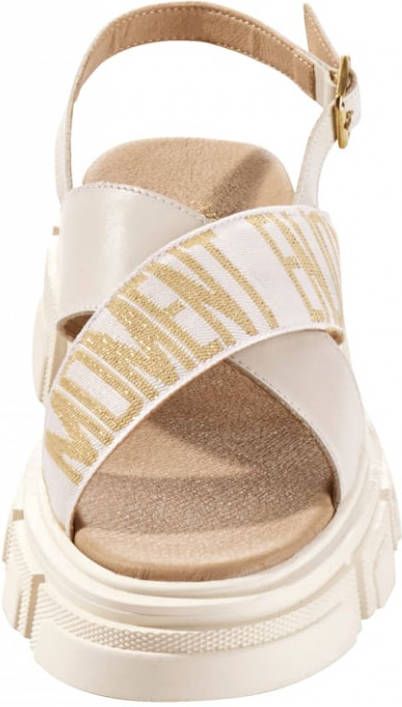 alba moda Sandaaltje Beige/Goudkleur