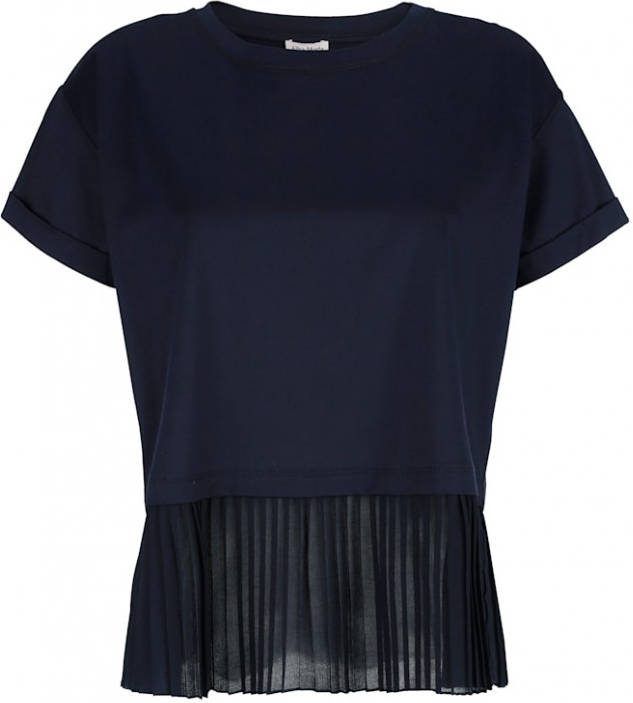 alba moda Shirt met plissé Marine