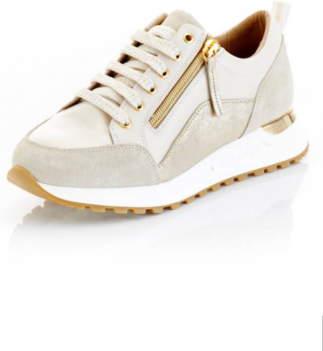 alba moda Sneaker Beige/Goudkleur