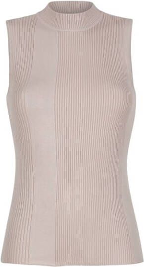 alba moda Topje met opstaande kraag Steengrijs