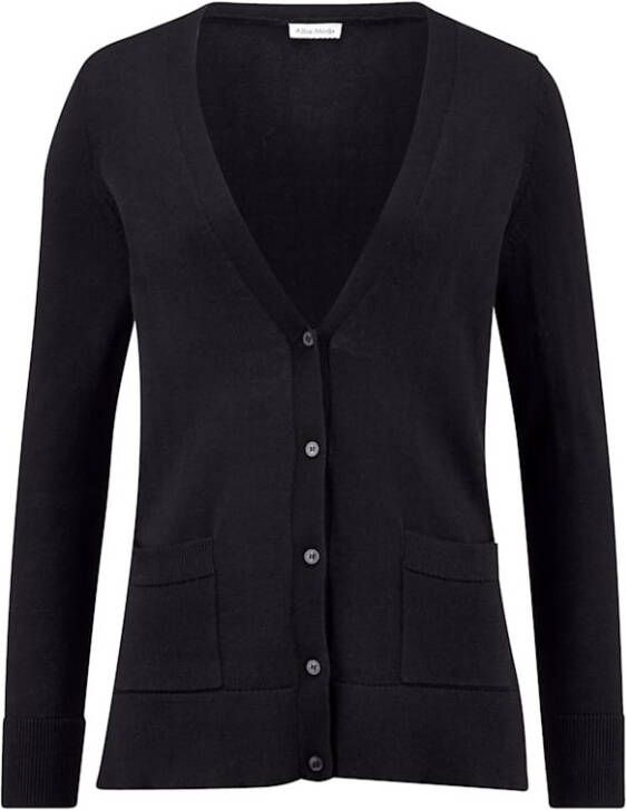 alba moda Vest in wijd model Zwart