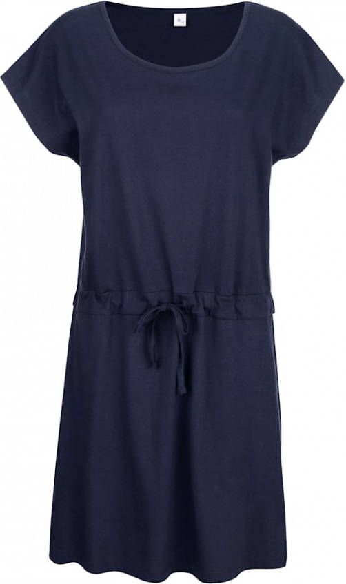 maritim Jurk met bindbandje in de taille Marine