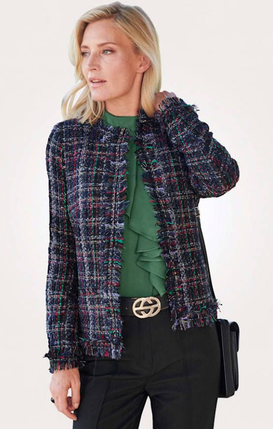 MONA Blazer in bouclélook Multicolor