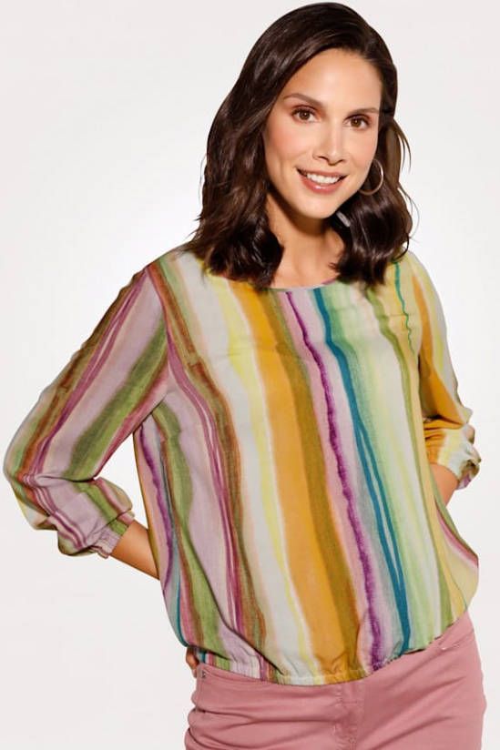 MONA Blouse in batiklook Multicolor