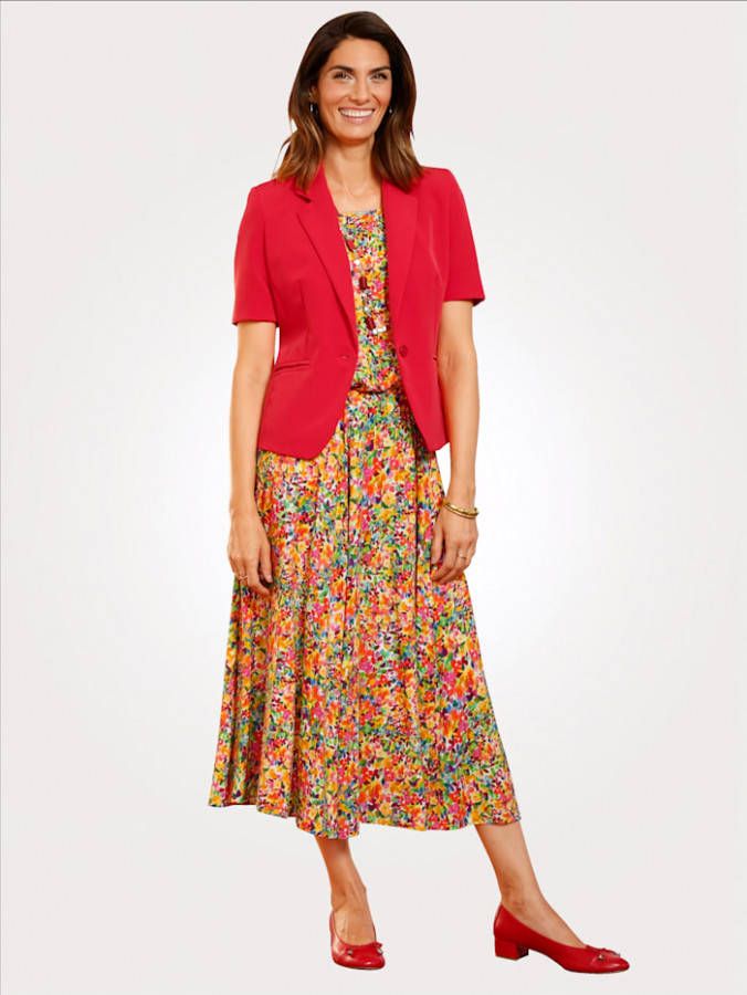 MONA Rok met bloemenprint Multicolor
