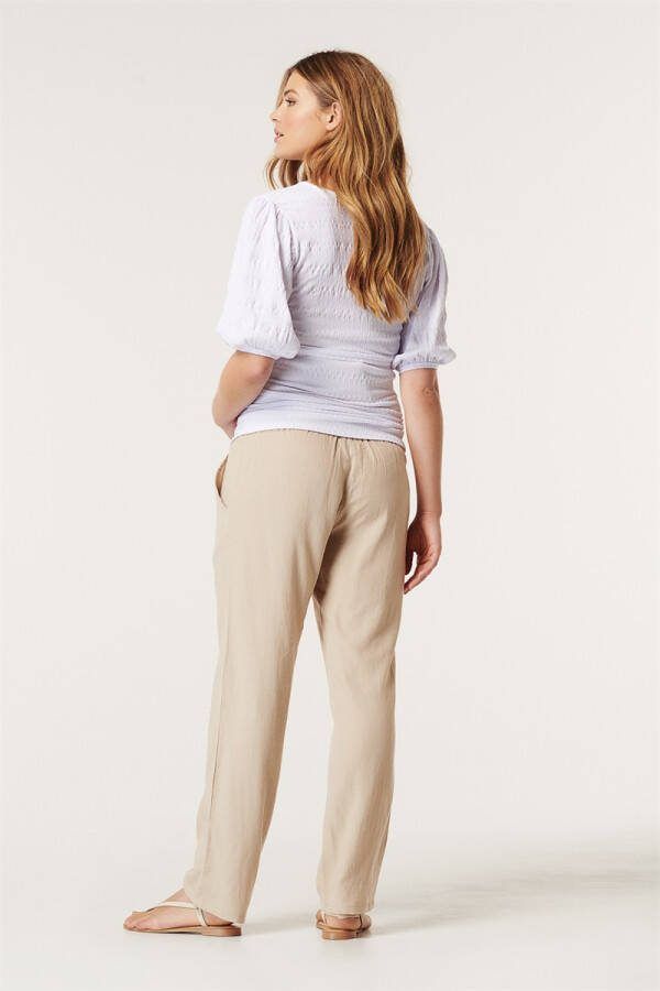 Noppies tapered fit broek Lima beige