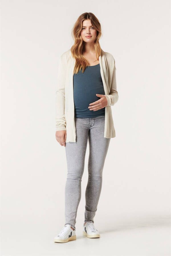 Noppies regular fit zwangerschaps jegging Ella grijs