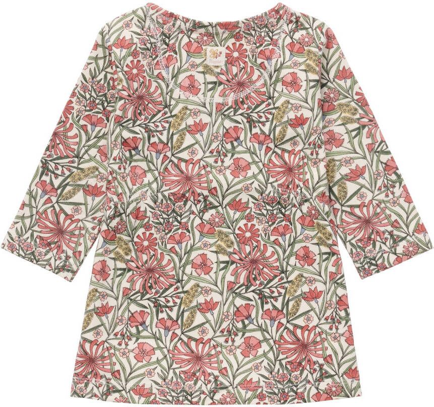 Noppies Babykleding Girls Dress Laguna Long Sleeve Allover Print Wit