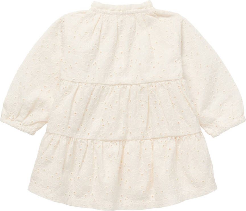 Noppies Babykleding Girls Dress Longsleeve Leawood Wit online kopen