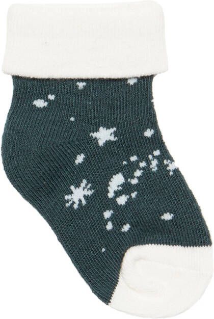 Noppies ! Unisex 2 paar Sokken - Donkergroen Katoen/polyamide/elasthan