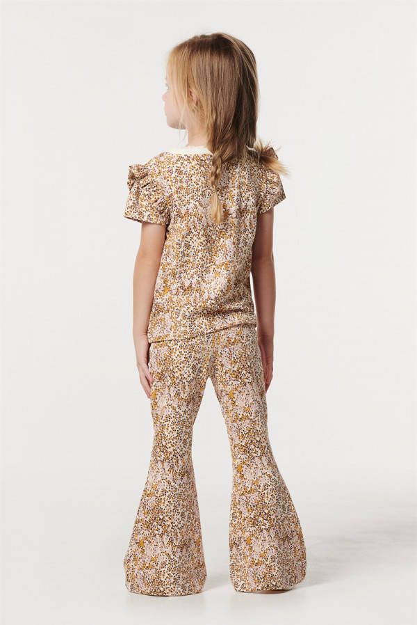 Noppies ! Meisjes Shirt Korte Mouw -- All Over Print Katoen/elasthan