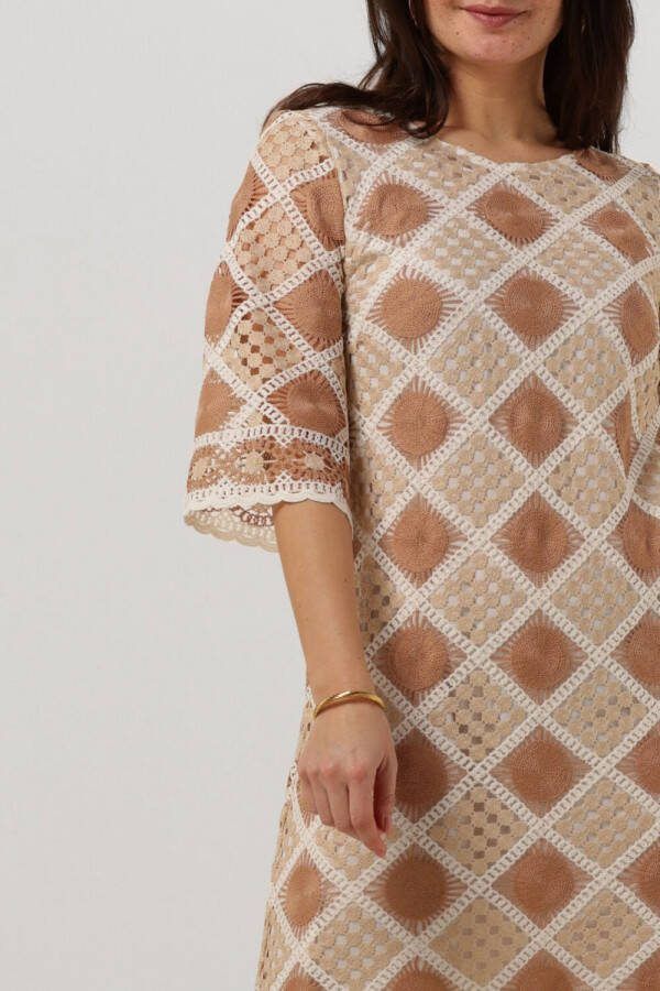 Ana Alcazar Beige Mini Jurk 049510 3322