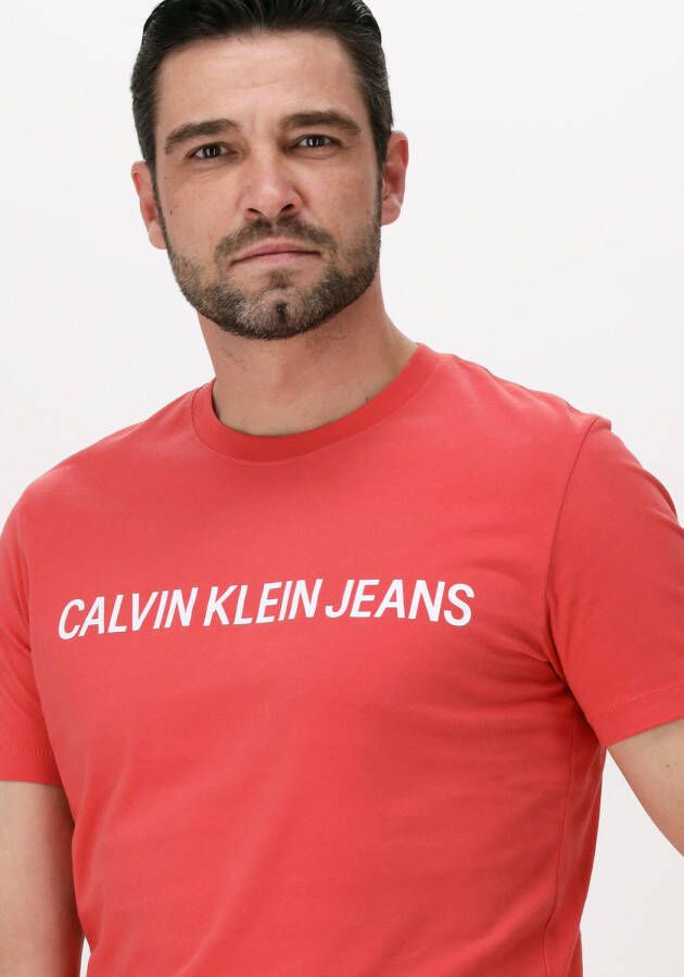 Calvin Klein Oranje T shirt Institutional Logo Slim Ss Tee