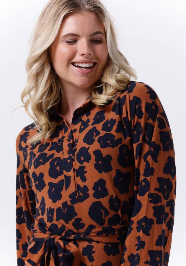 Juffrouw Jansen Camel Midi Jurk Vera
