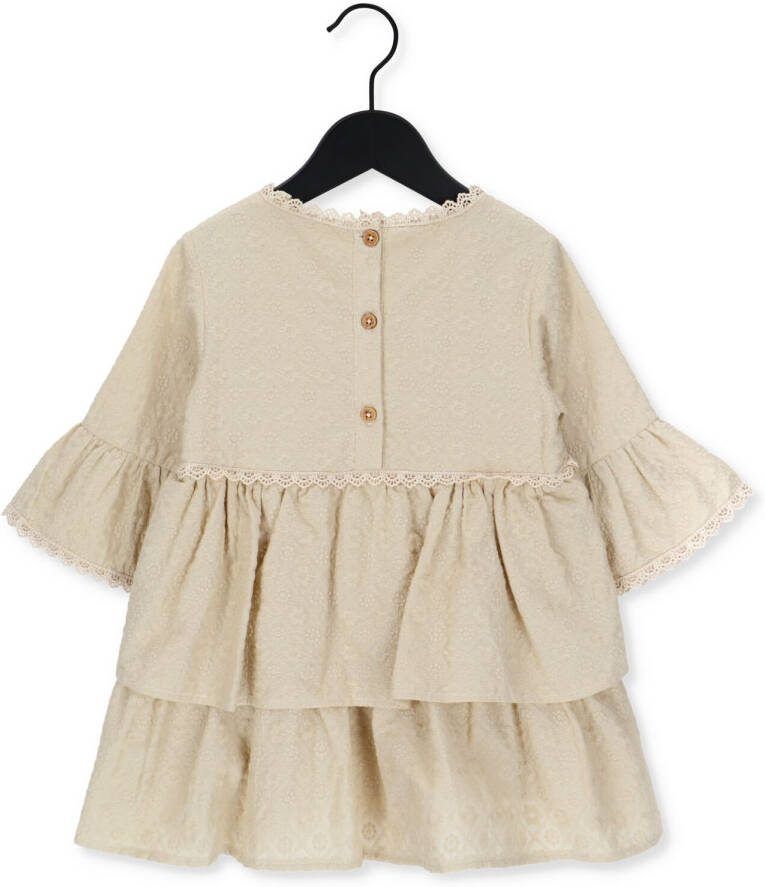 Lil' Atelier Beige Midi Jurk Nmfrimana