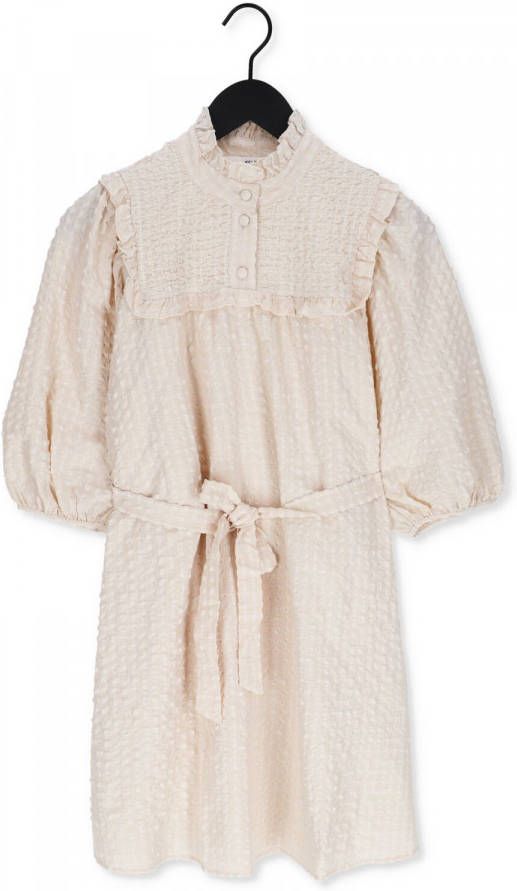 Selected Femme Ecru Mini Jurk Cory 3/4 Short Smock Dress B