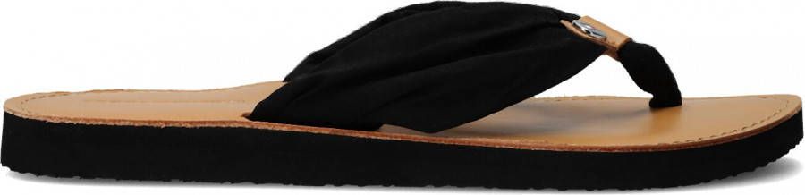 Tommy Hilfiger Teenslippers LEATHER FOOTBED BEACH SANDAL uitstekend geschikt voor strand en bad