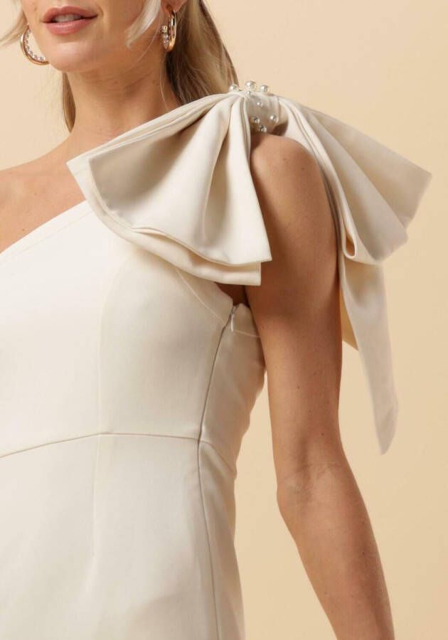 Y.A.S. Gebroken Wit Yaslizzie Os Midi Bow Dress Celeb