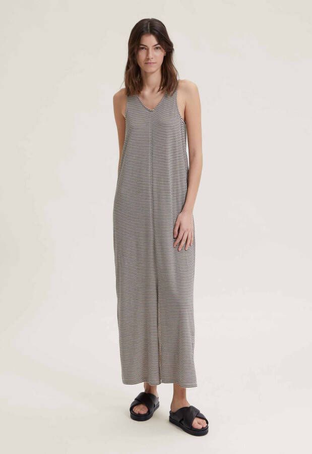 Selected femme Gestreepte Split Maxi Jurk
