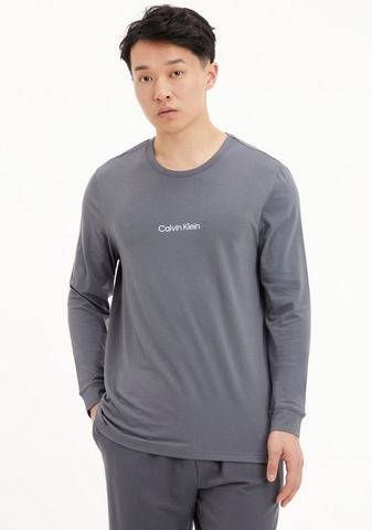 Calvin Klein Tops met lange mouwen , Grijs, Heren