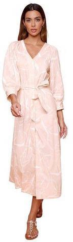 heine Gedessineerde jurk