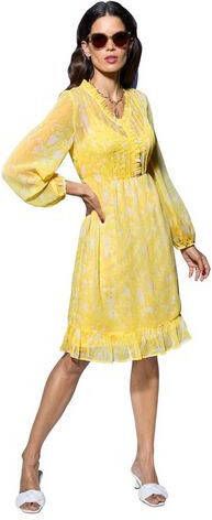 heine Gedessineerde jurk