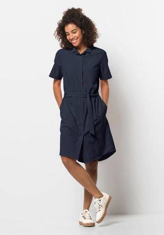 Jack Wolfskin Jurk met overhemdkraag HOLIDAY MIDI DRESS