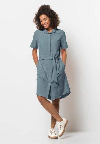Jack Wolfskin Jurk met overhemdkraag HOLIDAY MIDI DRESS
