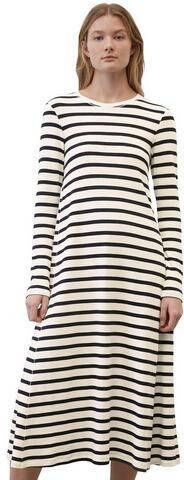 Marc O'Polo Daggebreide jurk , Zwart, Dames