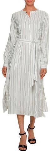 Tommy Hilfiger Jurk met overhemdkraag VIS STRIPE MIDI SHIRT DRESS LS