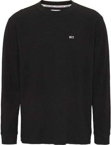 TOMMY JEANS Shirt met lange mouwen TJM CLSC WAFFLE LS TEE