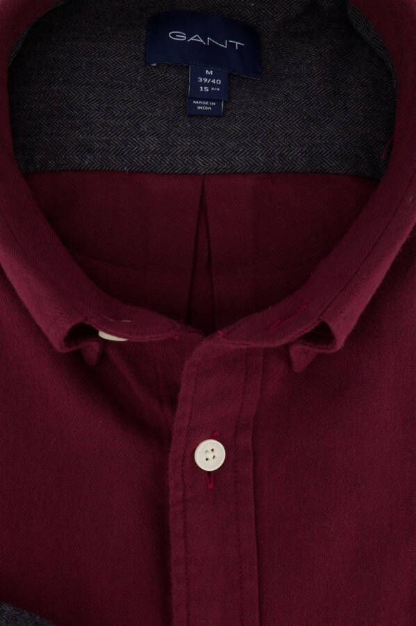 Gant Bordeaux overhemd Regular Fit