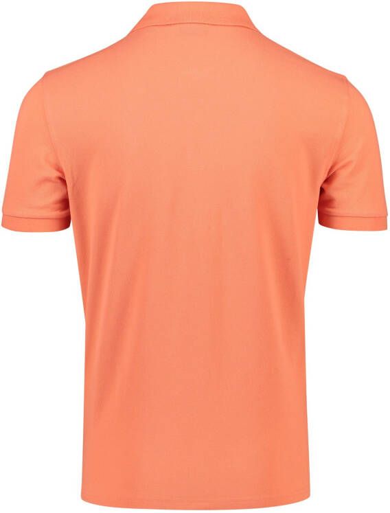 Gant polo regular fit coral oranje