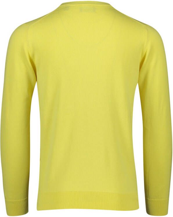 Gant Classic Sweater met V hals Clear Yellow Heren